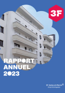 Couverture du rapport d'activité 2023 de 3F Seine-et-Marne